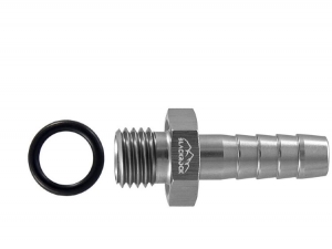 Адаптер П M12 x 1,5 mm - шланг (диаметр ёлочки 9 mm) BLACKROCK LAB, P9-M1215Ti ― MaxiSport Tuning
