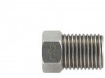Штуцер (для тормозной трубки) папа M10x1 mm КОРОТКИЙ нерж. сталь BLACKROCK LAB PM-M1010