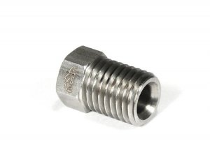 Штуцер (для тормозной трубки) папа M10x1,25 mm КОРОТКИЙ нерж. сталь BLACKROCK LAB PM-M10125 ― MaxiSport Tuning