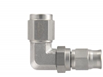 Фитинг мама M10*1 под прямой конус, 90°, вращающийся D-03 нерж. сталь, T03-69-M1, BLACKROCK LAB