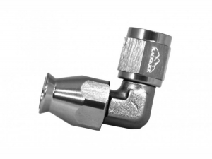 - 4 AN (4AN AN4) фитинг 90° D-04 60 серия НЕ крутящий BLACKROCK LAB T04-090-NS6Ti тефлоноый шланг ― MaxiSport Tuning