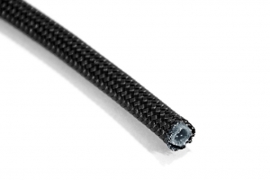 Армированный тормозной шланг BLACKROCK LAB Черный D-03 T603WBK ― MaxiSport Tuning