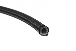 Армированный шланг AN-04/D-04, T60 серия, тефлон (PTFE) BlackRock Lab T604NYBK сталь+нейлон, черный ― MaxiSport Tuning