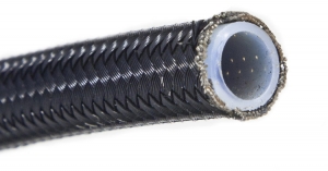 Армированный шланг AN-06/D-06, T60 серия, тефлон (PTFE) BlackRock Lab T606BK черный ― MaxiSport Tuning
