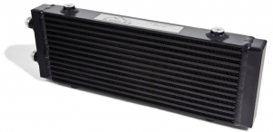 Радиатор масляный 14 рядов; 400 mm; Slimline 10-AN выходы С ОДНОЙ СТОРОНЫ; BLACKROCK LAB, URS-540 ― MaxiSport Tuning
