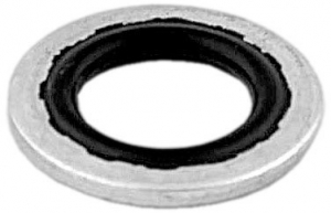 Шайба уплотнительная 19.05 mm, AN-08 алюминий + резина, BLACKROCK LAB WAB-08 ― MaxiSport Tuning