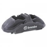 Комплект суппортов 2 шт. Brembo 6 поршней; диаметр поршней 34mm-36mm-38mm;  матовый серый