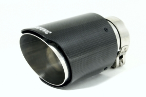 Насадка на глушитель, дизайн AKRAPOVIC EVO G карбон, D посадочный 63 мм / D наруж 90 мм AC16390EVG ― MaxiSport Tuning