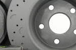 КОМПЛЕКТ ПЕРЕД. JEEP Grand Cherokee WK2 3.6 2011-> ; Тормозные диски Hawk + колодки DC Brakes HD+