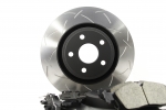 КОМПЛЕКТ ПЕРЕД. JEEP Grand Cherokee WK2 3.6 2011-> ; Тормозные диски DBA T3 + колодки DC brakes HD