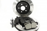 КОМПЛЕКТ ПЕРЕД. JEEP Grand Cherokee WK2 3.6 2011-> ; Тормозные диски DBA T3 + колодки DC brakes HD