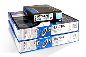 КОМПЛЕКТ ПЕРЕДНИЙ:Торм. диски DBA2744S T2+колодки DCbrakes STR.S Toyota Camry V70 2017-> ― MaxiSport Tuning