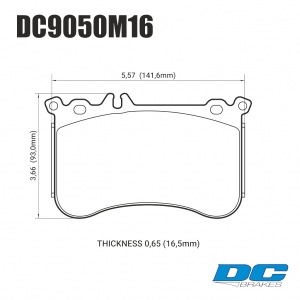 Колодки тормозные DC9050M16 DC brakes Race Track, A 45 AMG (W176); CLA 45 AMG (C117); GLA 45 AMG ― MaxiSport Tuning