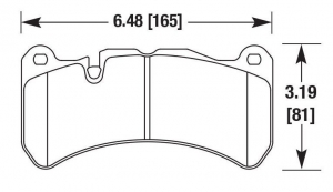 Колодки тормозные DC1116P17 DC Brakes STR.S+, перед  MB CLK (C209) 55 AMG; Maserati Levante ― MaxiSport Tuning
