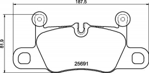 Колодки тормозные DC1925P16 DC Brakes Street STR.S+ задние Porsche 911 992; 911 991; CAYENNE Turbo ― MaxiSport Tuning
