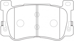 Колодки тормозные DC1975P17 DC Brakes Street STR.S+ перед GENESIS G90;  ― MaxiSport Tuning