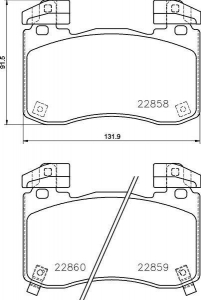 Колодки тормозные DC2145P15 DC Brakes Street STR.S+, передние KIA Stinger 3.3L, Genesis G70; Brembo ― MaxiSport Tuning