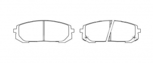 Колодки тормозные DC2302P17 DC Brakes Street STR.S+, перед HYUNDAI SONATA; TUCSON; KIA K5, SPORTAGE ― MaxiSport Tuning