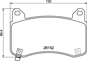 Колодки тормозные DC9052E16 DC Brakes RT.2 перед TESLA Model 3, Model Y, Тормоза Performance (SPORT) ― MaxiSport Tuning