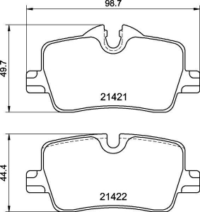 Колодки тормозные DC9057P16 DC Brakes Street STR.S+ задние BMW 3 G20; 2 G42; 4 G22 БЕЗ M Sport ― MaxiSport Tuning