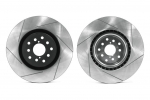 КОМПЛЕКТ ПЕРЕДНИЙ Тормозные диски DC Brakes + колодки HAWK HP+  Subaru Impreza WRX STI, 326x30мм UNI