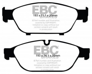 Колодки тормозные DP42086R EBC Yellowstuff  ― MaxiSport Tuning
