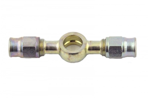 Фитинг banjo d10 mm, двойной вход шланга D-03 хром 5098-03CH, Goodridge