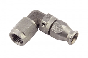 Фитинг мама AN-03 3/8X24 под прямой конус, 90° D-03 нерж. сталь, кованый, 6690-03C, Goodridge ― MaxiSport Tuning