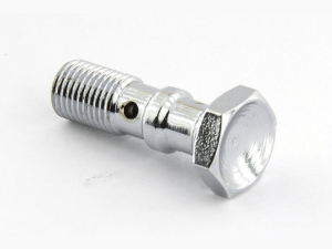 Болт (штуцер) двойной для banjo AN-03, 3/8x24 L=40 mm сталь хром Goodridge 773-03LCH ― MaxiSport Tuning