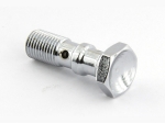 Болт (штуцер) двойной для banjo AN-03, 3/8x24 L=40 mm сталь хром Goodridge 773-03LCH