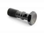 Болт (штуцер) двойной для banjo AN-03, 3/8x24 L=30 mm алюминий ЧЕРНЫЙ Goodridge 773-03PBK