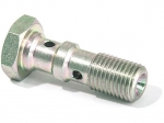 Болт (штуцер) двойной для banjo AN-03, 3/8x24 L=30 mm сталь Goodridge 773-03Z1