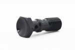 Болт (штуцер) двойной для banjo M10x1.25 L=30 mm алюминий ЧЕРНЫЙ, Goodridge 993-03-32DBK