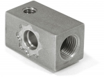 Тройник ABS Goodridge 2 х adapter crimp,- M10*1mm (обратный конус)  крепеж отв. 6mm, D-03 ABS-001AT