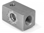 Тройник ABS Goodridge 3 х adapter crimp, крепежное отв. M6  D-03 ABS-002AT