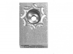 Тройник ABS Goodridge 1 х adapter crimp,- M10*1mm (обратный конус)  крепеж отв. 6mm, D-03 ABS-005A