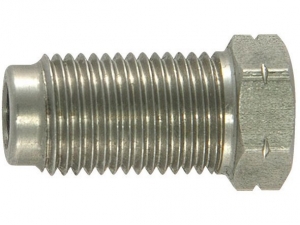 Штуцер (для тормозной трубки) папа M10x1 mm ДЛИННЫЙ нерж сталь Goodridge N8402C ― MaxiSport Tuning