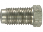 Штуцер (для тормозной трубки) папа M10x1 mm ДЛИННЫЙ нерж сталь Goodridge N8402C