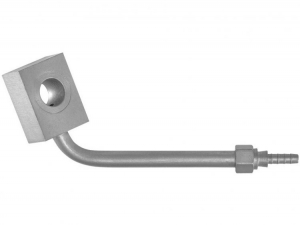 Фитинг banjo d10 mm, 70°, влево, длинный D-03 сталь, под опрессовку S507065L-03LZ1, Goodridge ― MaxiSport Tuning