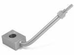 Фитинг banjo d10 mm, 70°, влево, длинный D-03 сталь, под опрессовку S507065L-03LZ1, Goodridge
