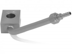 Фитинг banjo d10 mm, 70°, влево, длинный D-03 сталь, под опрессовку S507065L-03LZ1, Goodridge