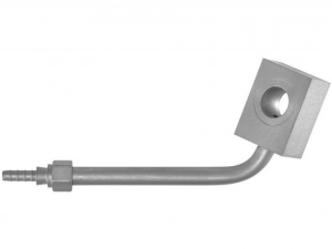 Фитинг banjo d10 mm, 70°, вправо, длинный D-03 сталь, под опрессовку S507065R-03LZ1, Goodridge ― MaxiSport Tuning