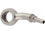 Фитинг banjo d10 mm, 20°, влево D-03 нерж сталь, под опрессовку S5093L-03C, Goodridge