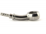 Фитинг banjo d10 mm, 20°, влево D-03 нерж сталь, под опрессовку S5093L-03C, Goodridge