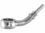 Фитинг banjo d10 mm, 45° D-03 нерж. сталь, под опрессовку S5094-03C, Goodridge