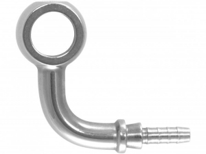 Фитинг banjo d10 mm, 90°, вбок D-03 нерж сталь, под опрессовку S5099S-03С, Goodridge ― MaxiSport Tuning