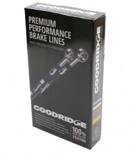 Армированные тормозные шланги Goodridge 24219G-4P (4 шт.) Subaru Impreza GRB, GVB STI WRX суппорта B ― MaxiSport Tuning