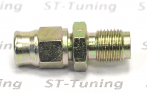 Фитинг папа M10*1 под обратный конус, короткий D-03 сталь 442-31P, Goodridge 