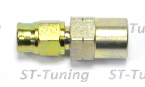 Фитинг мама M10*1 под прямой конус, под ключ 14mm D-03 сталь 6001-31ZVW, Goodridge 