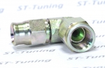 Фитинг мама AN-03 3/8X24 под прямой конус, 90° D-03 сталь, кованый 6090-03P, Goodridge